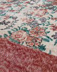 6'8 x 10'7 | Large Floral Oushak | S-2594