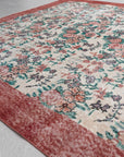 6'8 x 10'7 | Large Floral Oushak | S-2594