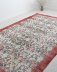 6'8 x 10'7 | Large Floral Oushak | S-2594