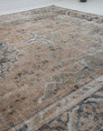 6'10 x 9'5 | Large Distressed Vintage Rug | S-3178