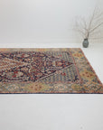 6'8 x 10'8 | Colorful Vintage Hamadan | S-3174