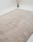 5'11 x 10'7 | Large Light Vintage Rug | C-3157