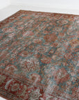 8'8 x 11'5 | Blue and Blush Mahal | M-2654