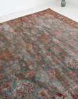 8'8 x 11'5 | Blue and Blush Mahal | M-2654