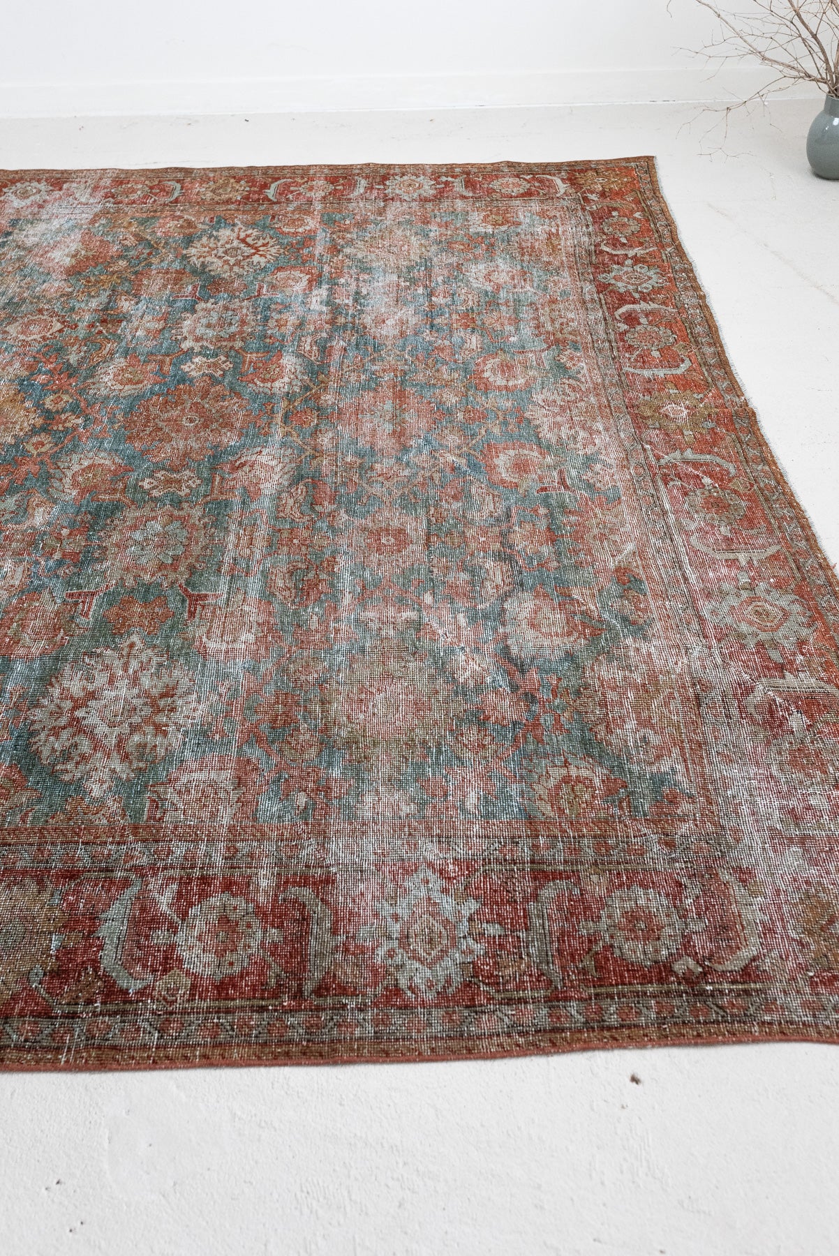 8'8 x 11'5 | Blue and Blush Mahal | M-2654