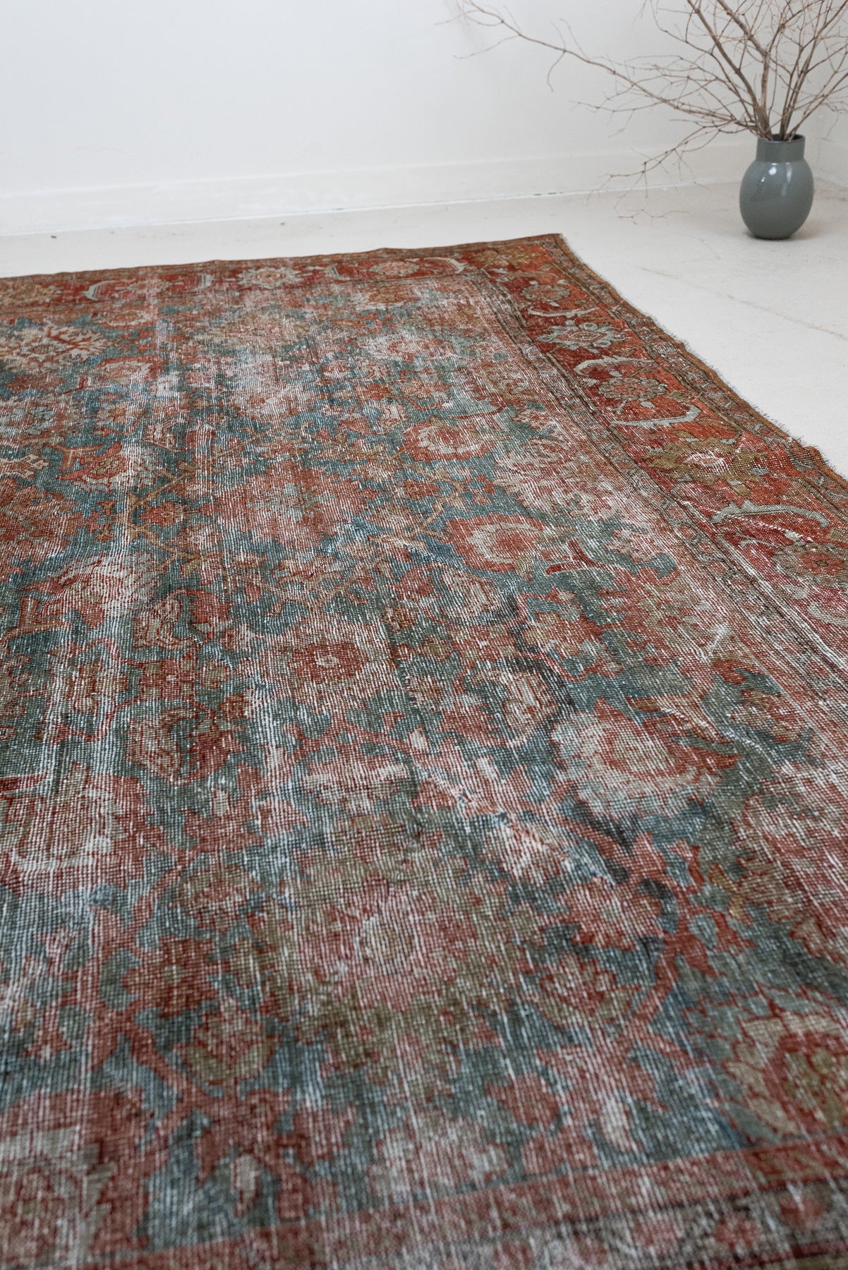 8'8 x 11'5 | Blue and Blush Mahal | M-2654