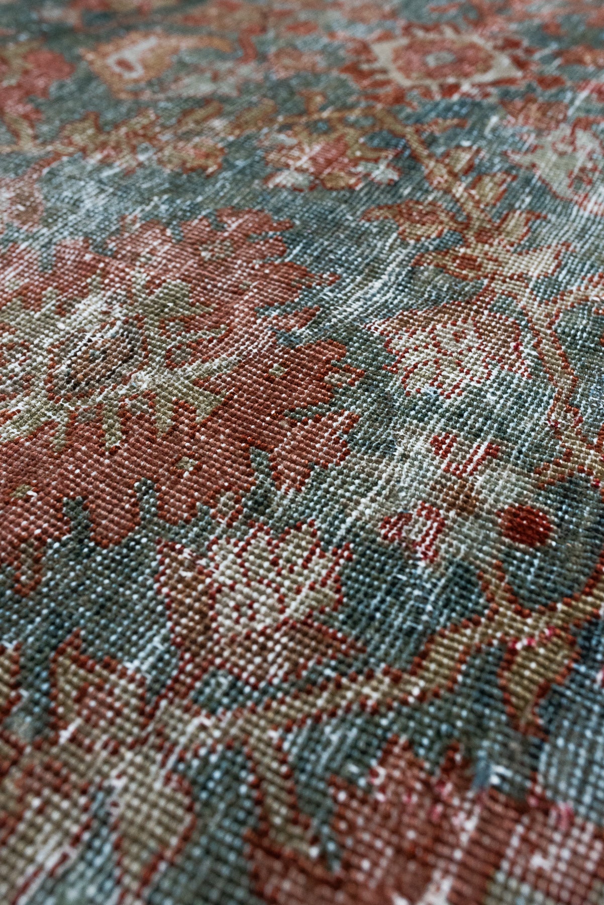 8'8 x 11'5 | Blue and Blush Mahal | M-2654