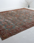8'8 x 11'5 | Blue and Blush Mahal | M-2654