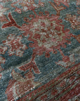 8'8 x 11'5 | Blue and Blush Mahal | M-2654