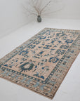 4'5 x 7'0 | 1970s Medium Oushak Scatter Rug | CE-W-3248