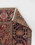 RESERVED | PI | 8'6 x 11'2 | 1940s Red Vintage Rug | Designers CE-D-1936