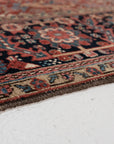 RESERVED | PI | 8'6 x 11'2 | 1940s Red Vintage Rug | Designers CE-D-1936