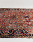 RESERVED | PI | 8'6 x 11'2 | 1940s Red Vintage Rug | Designers CE-D-1936