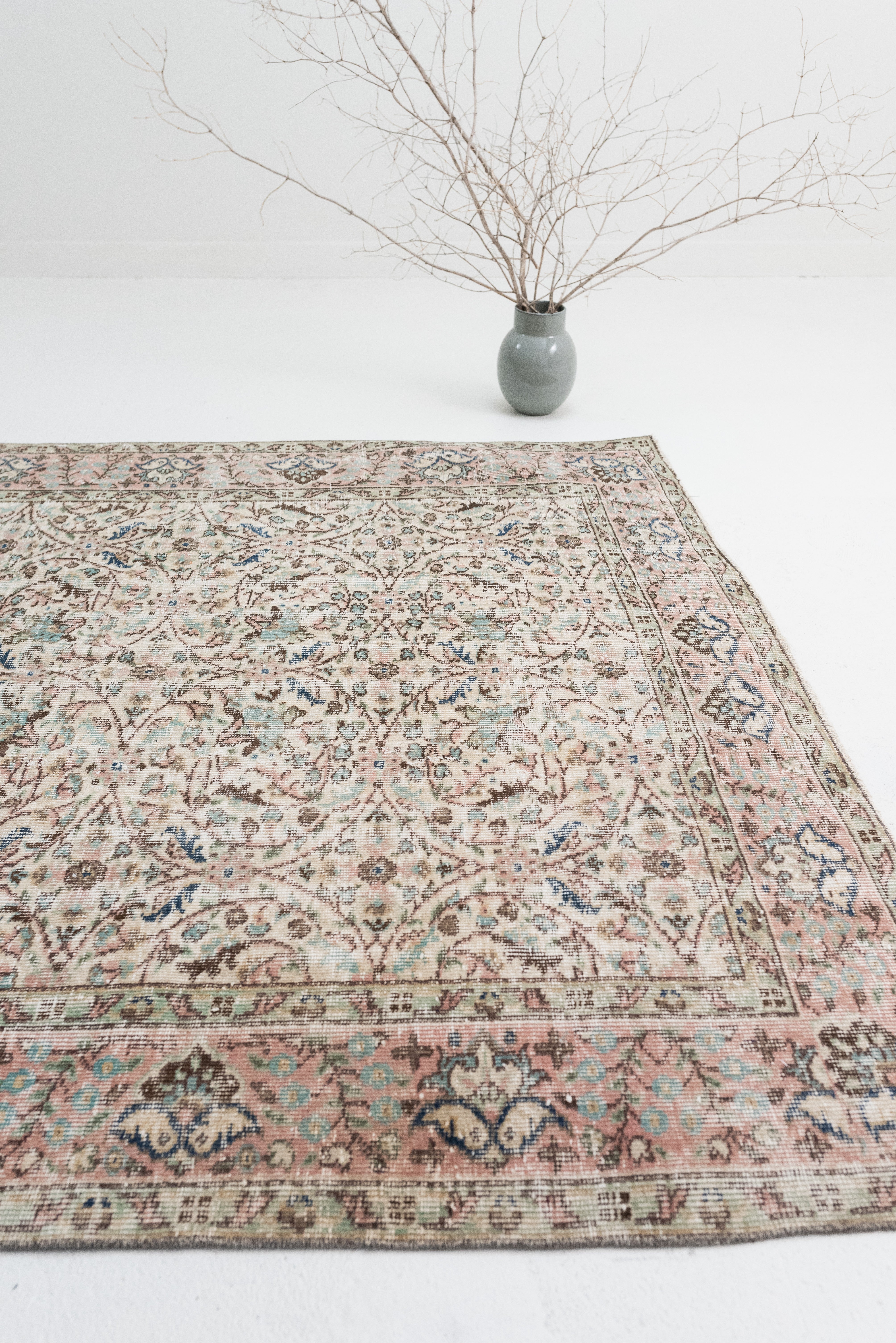 5'5 x 9'2 | Large Vintage Oushak Rug | B-2763