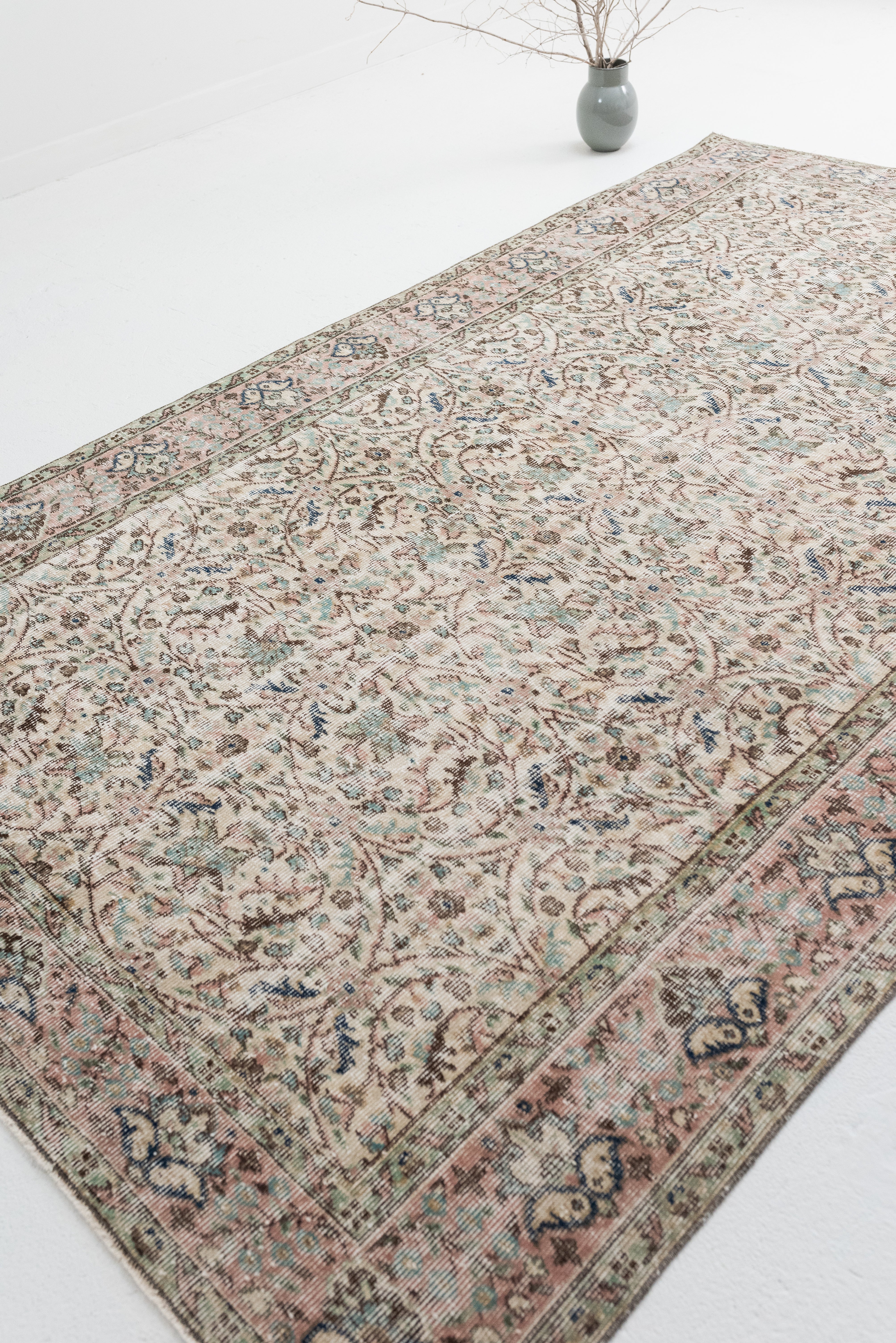 5'5 x 9'2 | Large Vintage Oushak Rug | B-2763