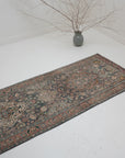 2'7 x 12'2 | Colorful Tabriz Vintage Runner | R-3303
