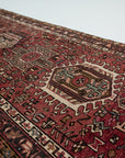 2'7 x 16'1 | Long Muted Red Runner | Designers R-2821
