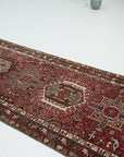 2'7 x 16'1 | Long Muted Red Runner | Designers R-2821