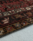 2'7 x 16'1 | Long Muted Red Runner | Designers R-2821