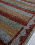 3'9 x 6'4 | Colorful Striped Gabbeh Rug | G-3742