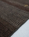3'11 x 6'7 | Dark Brown Gabbeh Rug | G-3773