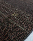 3'11 x 6'7 | Dark Brown Gabbeh Rug | G-3773