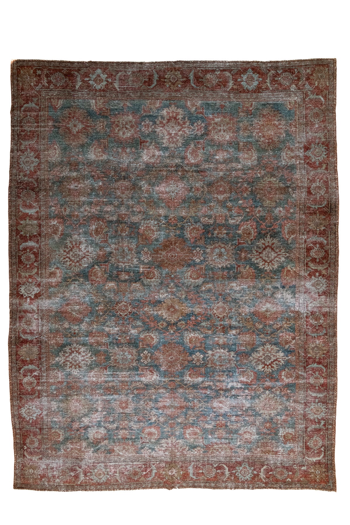 8'8 x 11'5 | Blue and Blush Mahal | M-2654