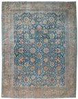 9'5 x 12'2 | Extra Large Blue Tabriz | L-2687