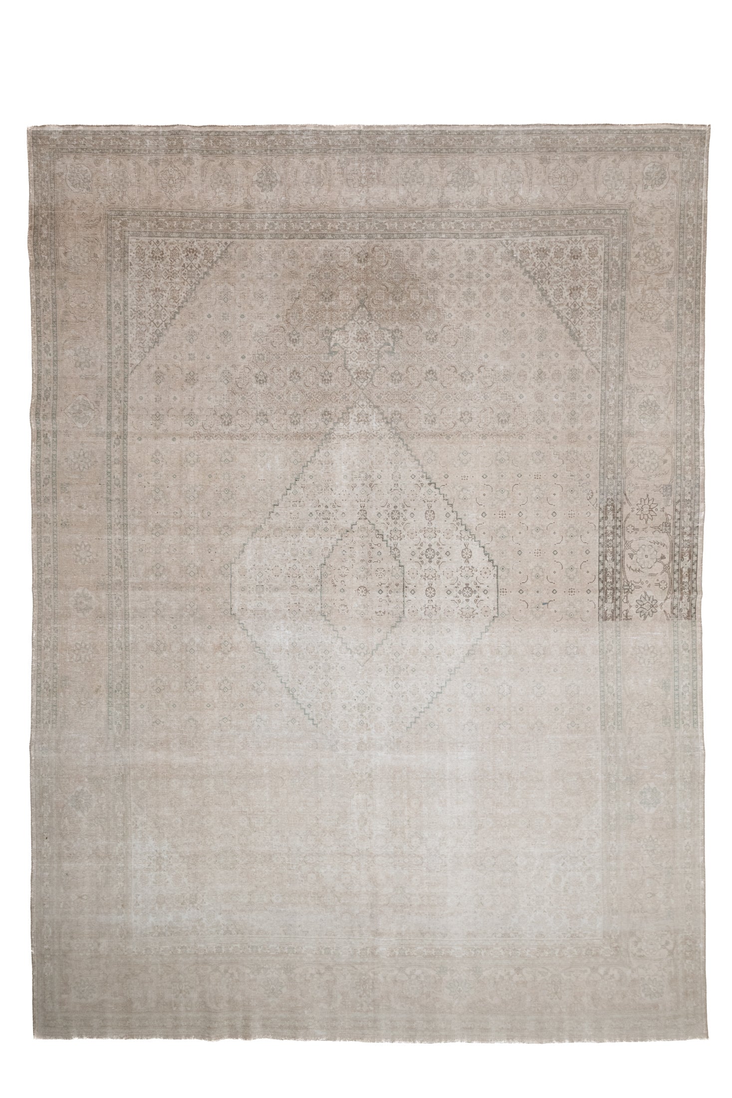 8'5 x 11'7 | Beige Vintage Rug | L-900