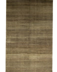 5'11 x 9'3 | Modern Green Vegetable Dye Rug | C-2825