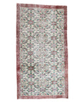 3'7 x 6'7 | Red Floral Medium Rug | N-2812