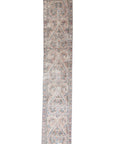 2'3 x 12'4 | Blush and Dusty Blue Vintage Runner | R-2967