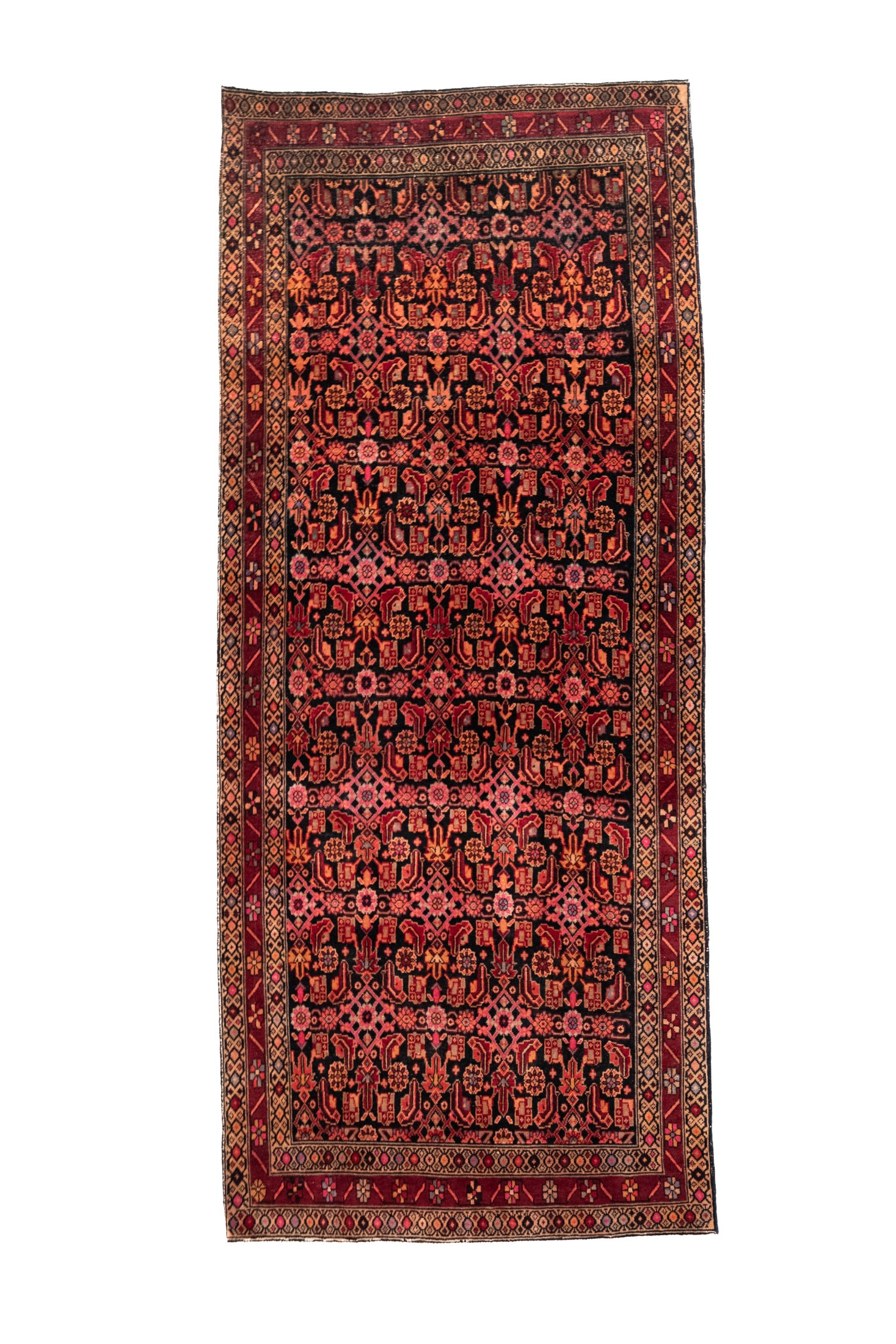 4'1 x 9'8 | Wide Red Runner | R-3014