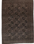 8'10 x 12'0 | Extra Large Brown Afghan Vintage Rug | CE-L-3112