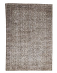 6'11 x 9'10 | Brown Vintage Rug | S-3135