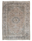 6'10 x 9'5 | Large Distressed Vintage Rug | S-3178