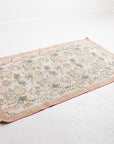 3'10 x 6'8 | Vintage Pink Floral Rug | N-2260