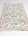 3'10 x 6'8 | Vintage Pink Floral Rug | N-2260