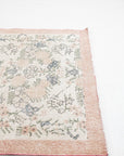 3'10 x 6'8 | Vintage Pink Floral Rug | N-2260