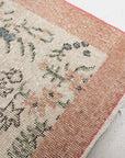 3'10 x 6'8 | Vintage Pink Floral Rug | N-2260