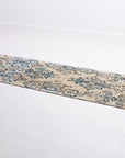 2'5 x 10'0 | Neutral and Blue Vintage Runner | R-2277
