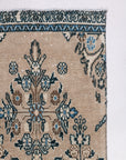 2'5 x 10'0 | Neutral and Blue Vintage Runner | R-2277