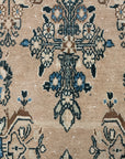 2'5 x 10'0 | Neutral and Blue Vintage Runner | R-2277