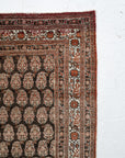 4'2 x 5'9 | Dark Brown Vintage Rug | CE-W-2323