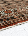 4'2 x 5'9 | Dark Brown Vintage Rug | CE-W-2323