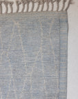 9'10 x 14'6 | Modern Blue Moroccan Rug | L-2212