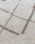 9' x 12'3 | Extra Large Modern Beige Moroccan | Lillian