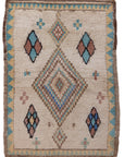 2'10 x 4 | Small Moroccan Rug | M-2075