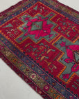 4'4 x 11'3 | Wide Colorful Vintage Runner | R-3016