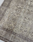5'6 x 8'8 | Large Brown Turkish Oushak Rug | B-479